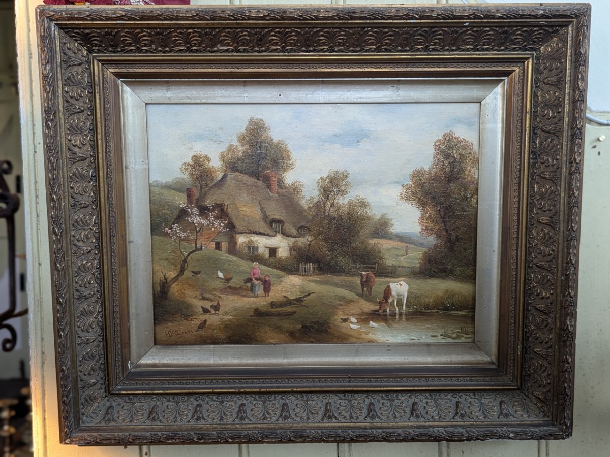 H.B Wilcocks, Oil On Canvas, Rural Scene